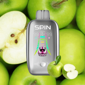 Spin 40K puffs 20mg/nic Green Apple