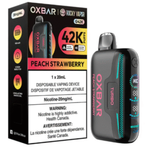 Oxbar 42k puffs 20mg/nic Peach Strawberry