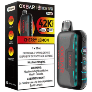 Oxbar 42k puffs 20mg/nic Cherry Lemon