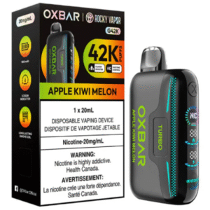 Oxbar 42k puffs 20mg/nic Apple Kiwi Melon