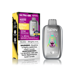 Spin 40k puffs 20mg/nic Lychee Watermelon Strawberry
