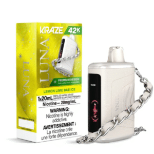 Kraze Luna 42k puffs 20mg/nic Lemon Lime Iced