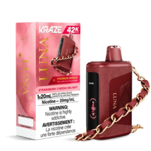 Kraze Luna 42k puffs 20mg/nic Strawberry Cheese