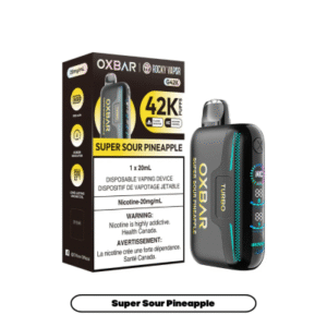 Oxbar 42k puffs 20mg/nic Super Sour Pineapple