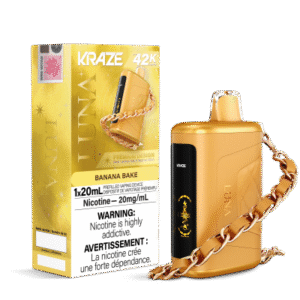 Kraze Luna 42k puffs 20mg/nic Banana Bake